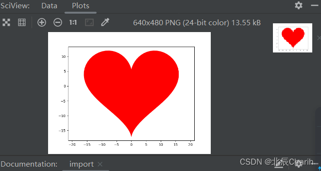 使用 Python 的 Matplotlib 库来绘制简单的爱心图案