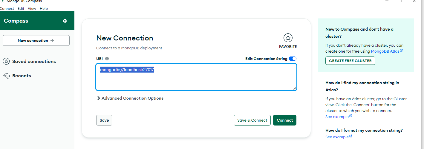 MongoDB Helloworld For Window