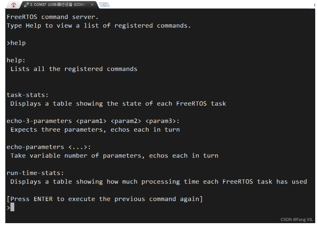 FreeRTOS-Plus-CLI移植