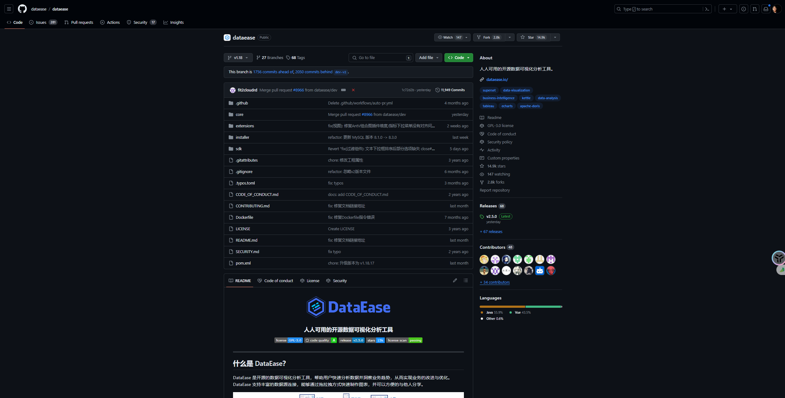 DataEase-V1.18版本源码<span style='color:red;'>通过</span>Docker镜像部署与静态资源<span style='color:red;'>通过</span><span style='color:red;'>阿里</span><span style='color:red;'>云</span><span style='color:red;'>OSS</span>存储<span style='color:red;'>实现</span>看这一篇就够了