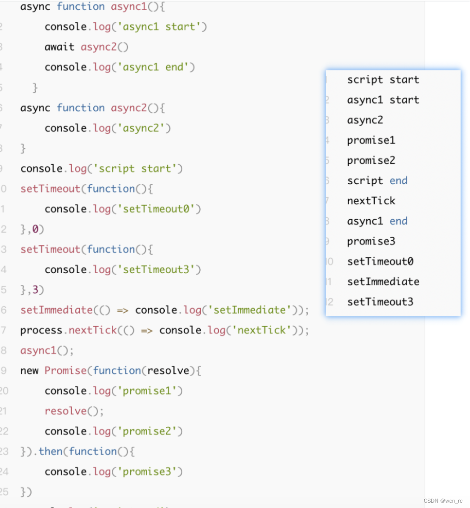 nodejs 事件循环