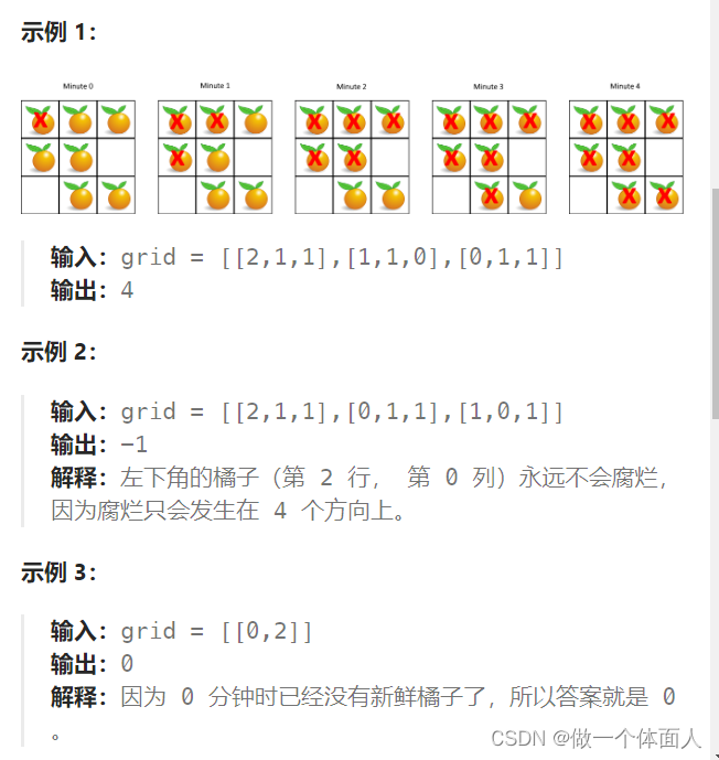 腐烂的橘子BFS