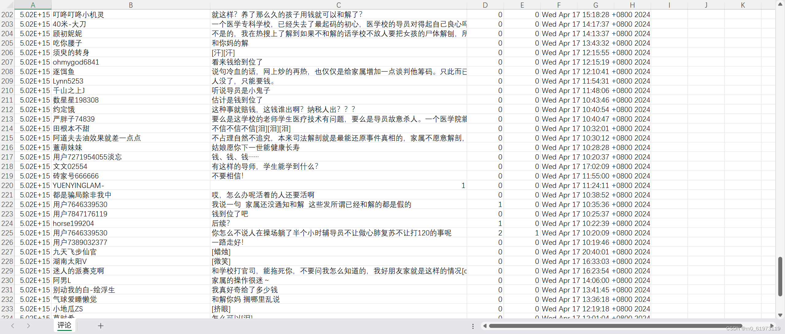 python爬虫之爬取微博评论（4）