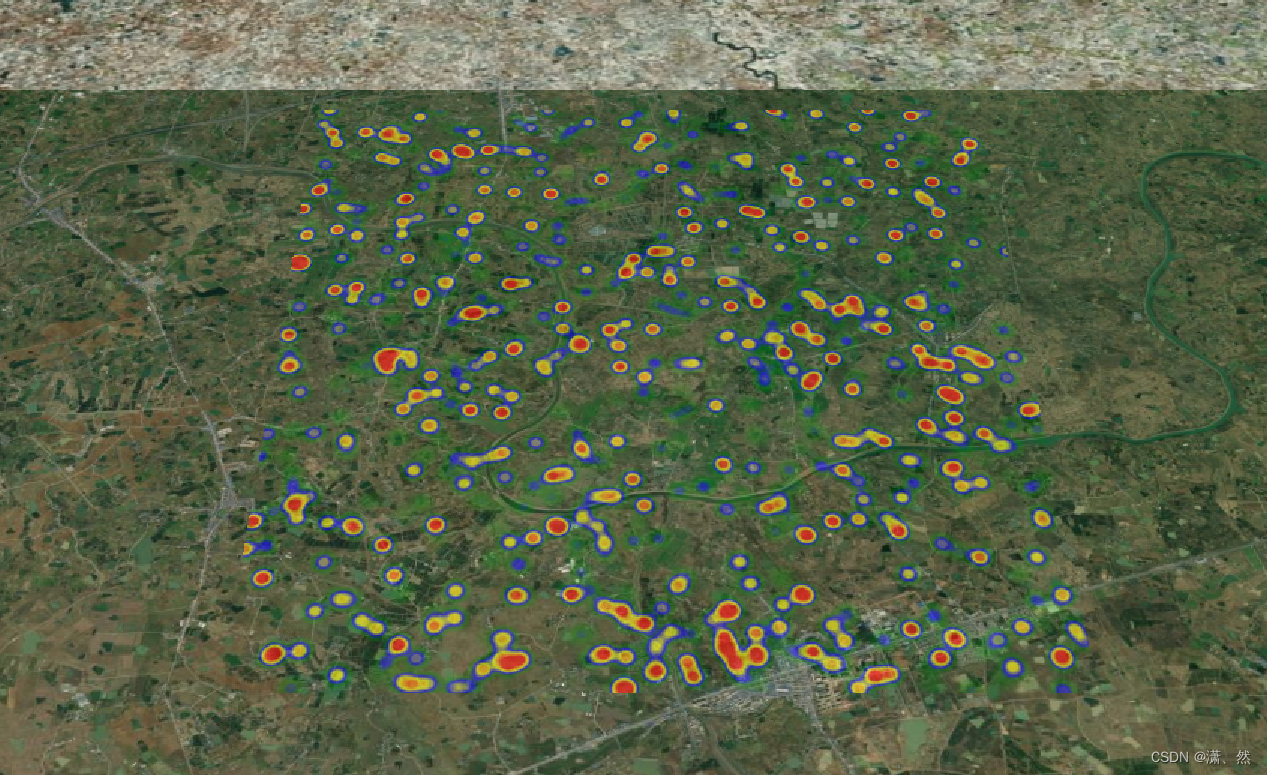 vue cesium heatmap 热力图