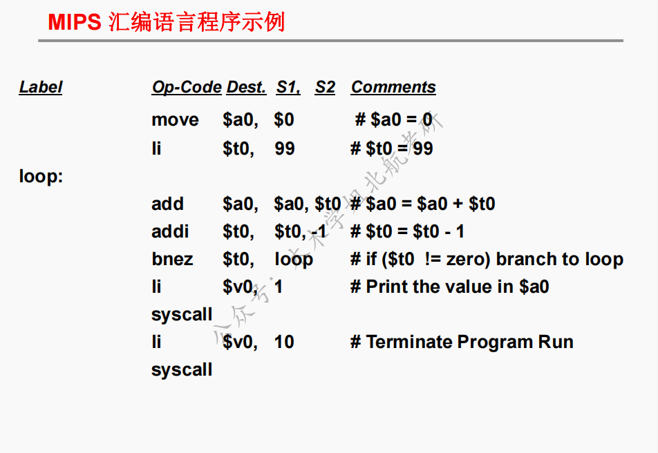 第5讲-MIPS（3）汇编语言