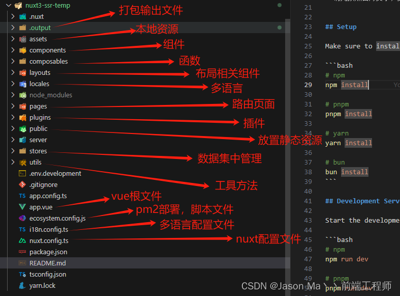 一个开箱即用的已集成全部主流前端工具、类库的vue3+nuxt3服务端渲染ssr项目