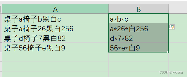 excel 提取数字字符混合文本中的数字（快捷键ctrl+e）