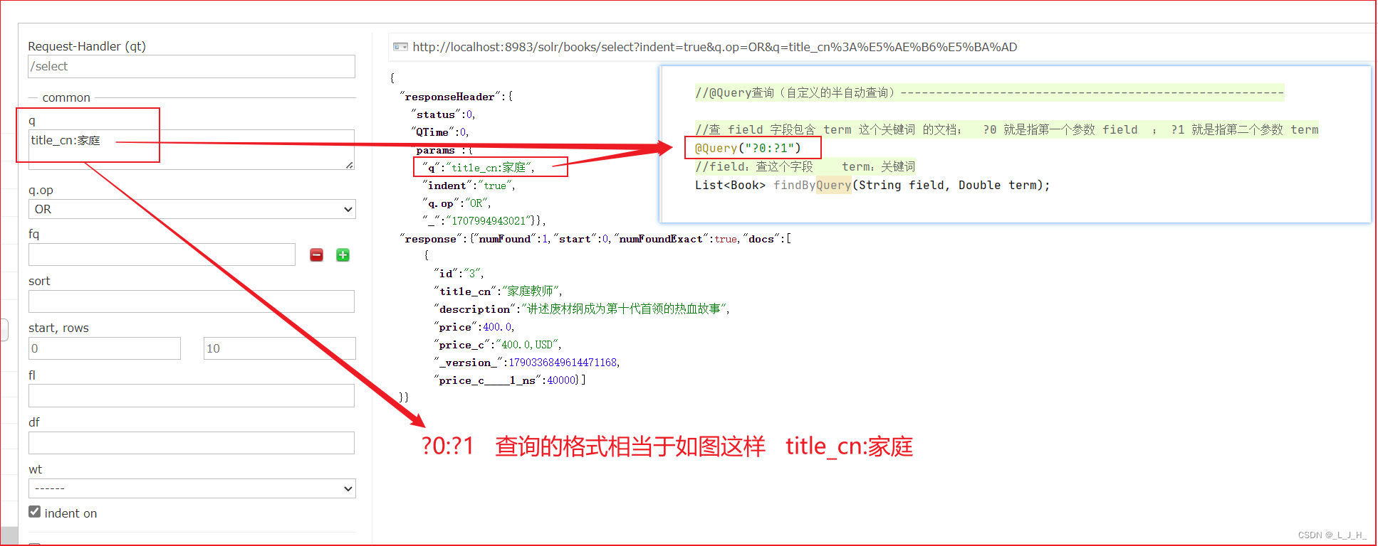 09、全文<span style='color:red;'>检索</span> -- Solr -- SpringBoot 整合 Spring Data Solr （生成DAO组件 和 <span style='color:red;'>实现</span>自定义<span style='color:red;'>查询</span>方法）