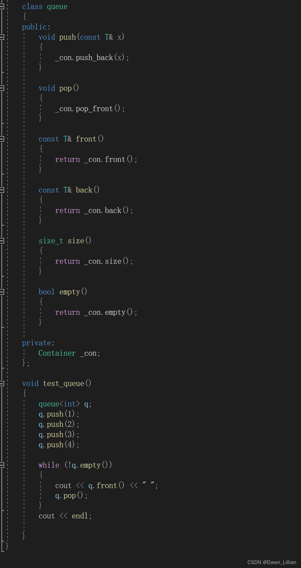 【C++】Stack  queue 模拟实现