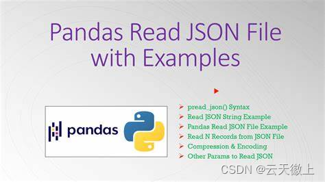 【Pandas】深入解析`pd.read_json()`函数