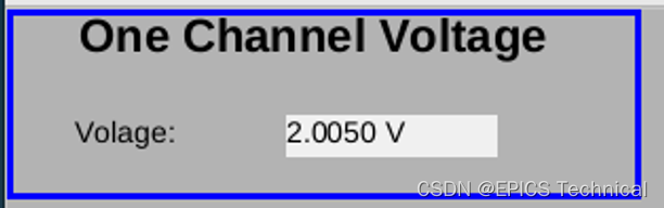 基于EPICS modbus模块的单通道电压监测项目
