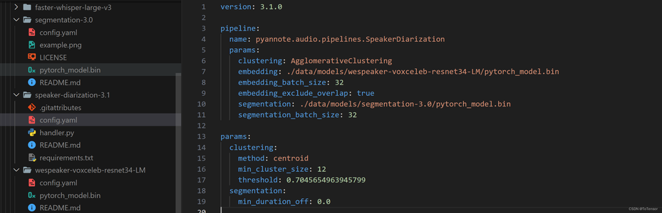 Fastwhisper + Pyannote 实现 ASR + 说话者识别_faster-whisp