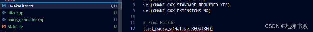 halide <span style='color:red;'>package</span> cmake<span style='color:red;'>的</span>设置方式