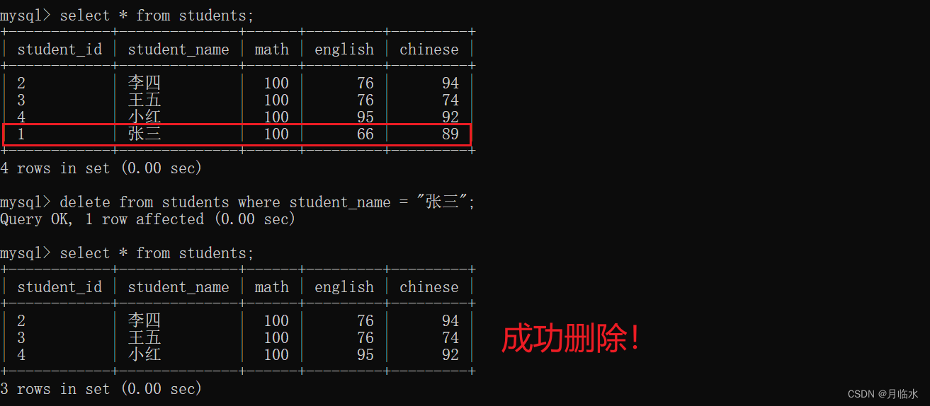 MySQL：CRUD初阶(有图有实操)