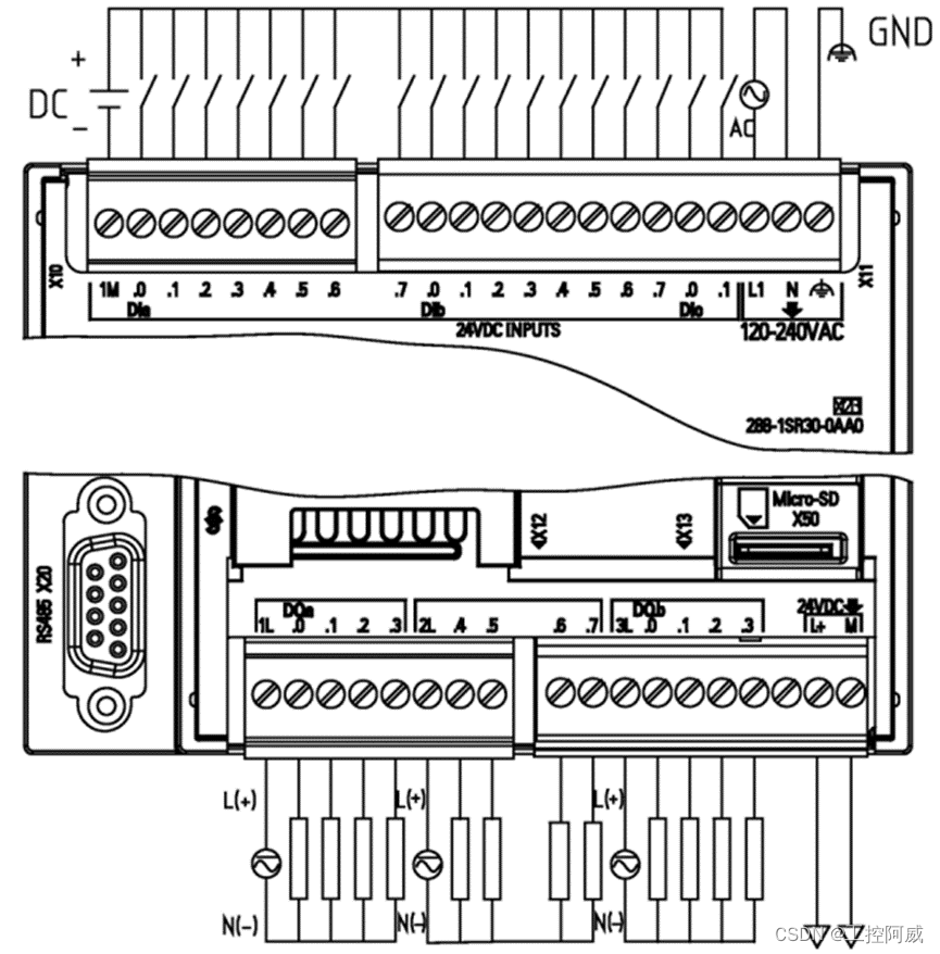 S7-200 SMART 应用第003期-数字量输入模块接线