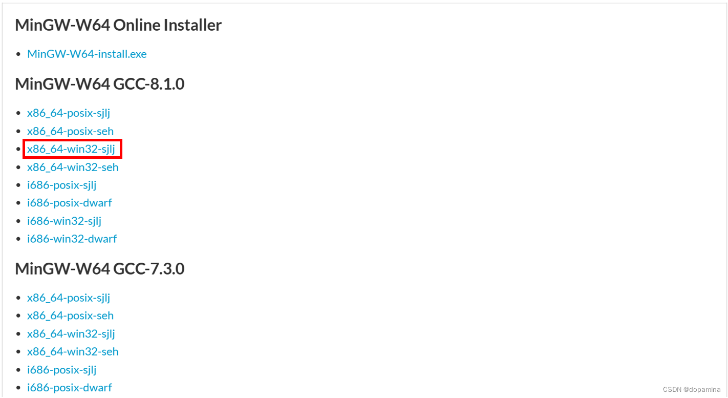 MinGW64编译器下载安装_mingww64 for 32 and 64 bit windowsCSDN博客