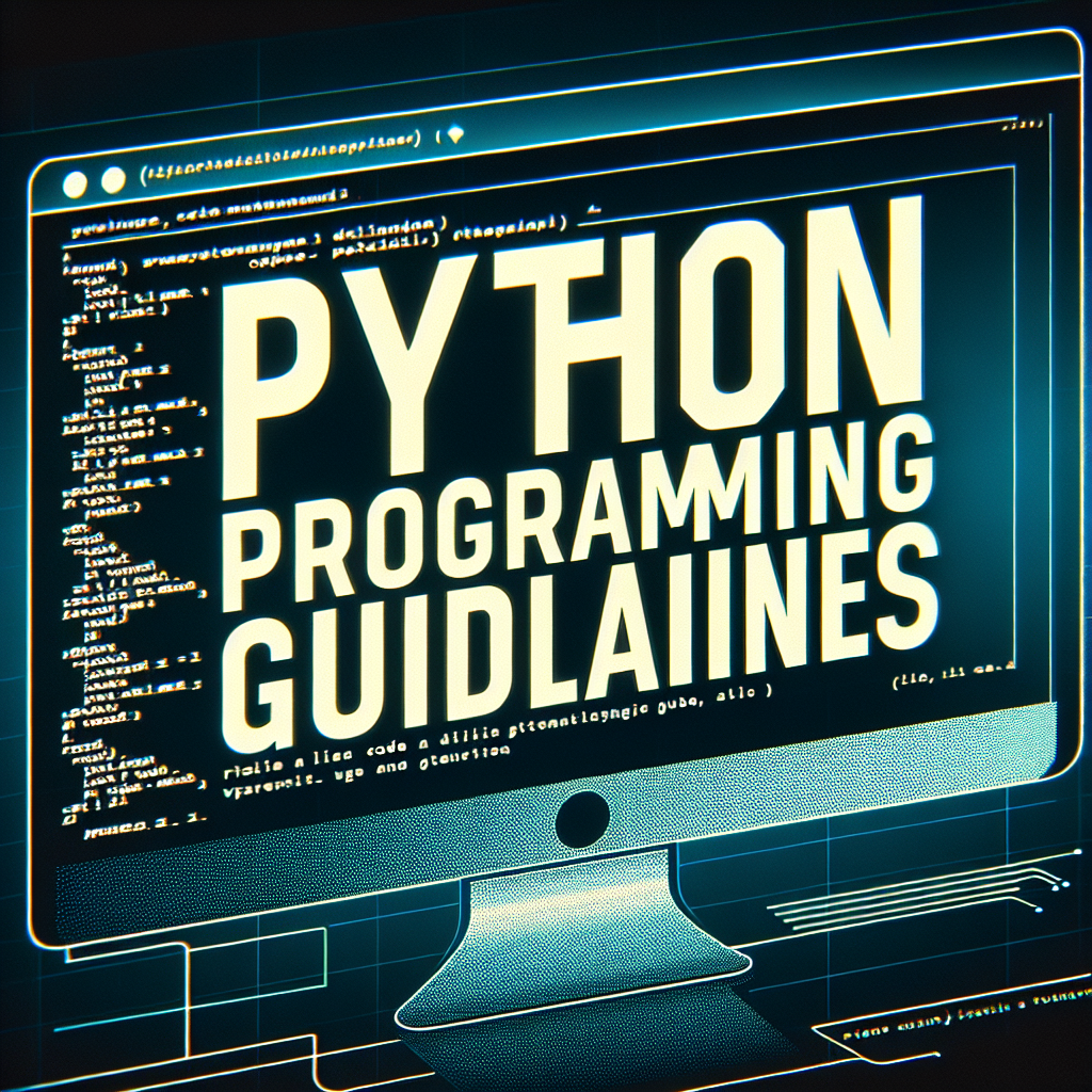 Python代码规范化