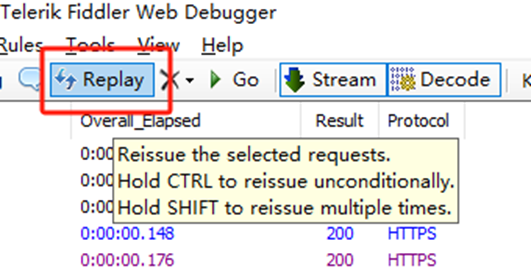 Fiddler关于Repaly的细节您了解吗？如何重复执行请求？
