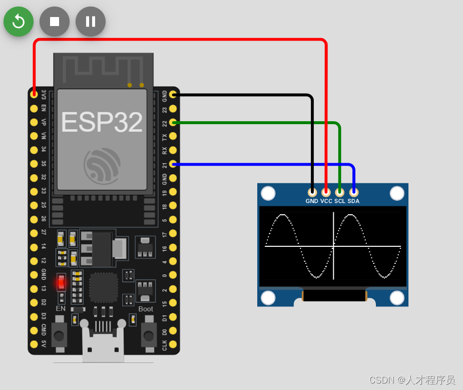 【MicroPython教程】SSD1306 oled