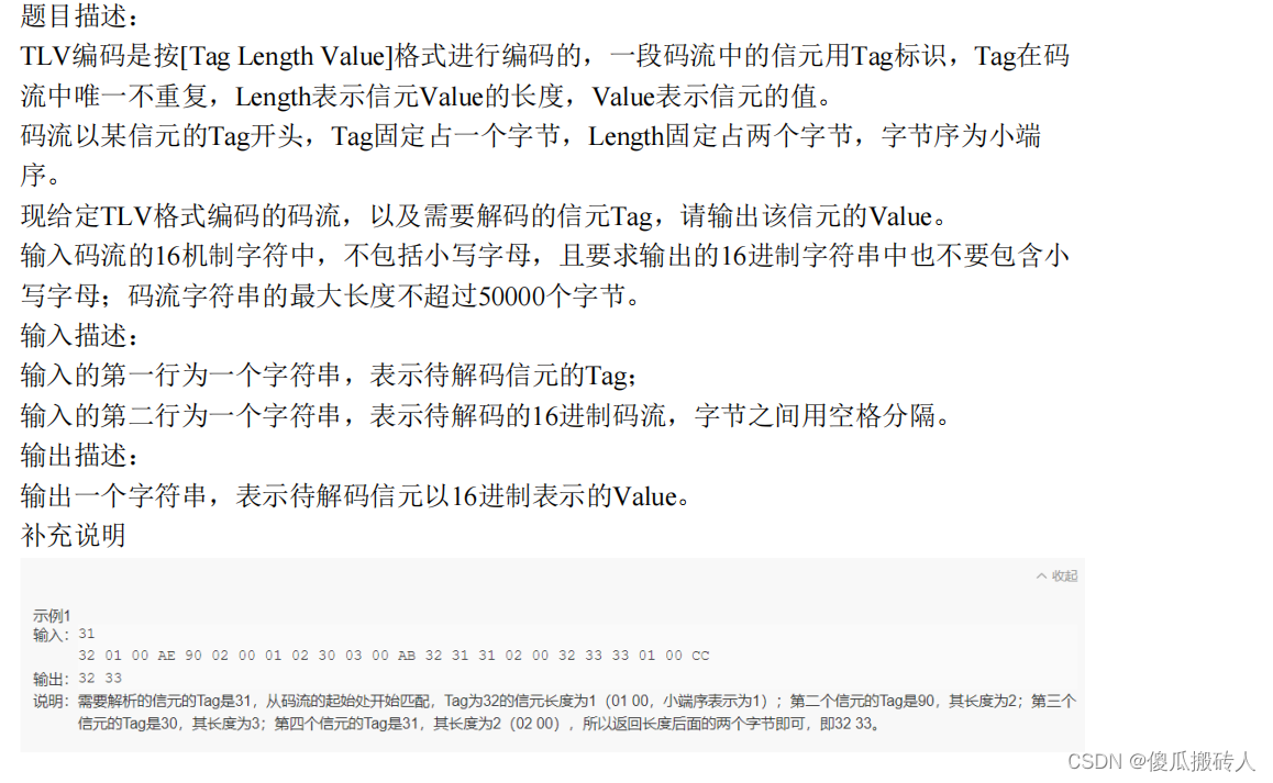 华为OD试题六(数据最节约的备份方法、TLV解码)