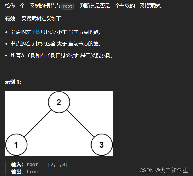 刷代码随想录有感（55）：验证二叉搜索树