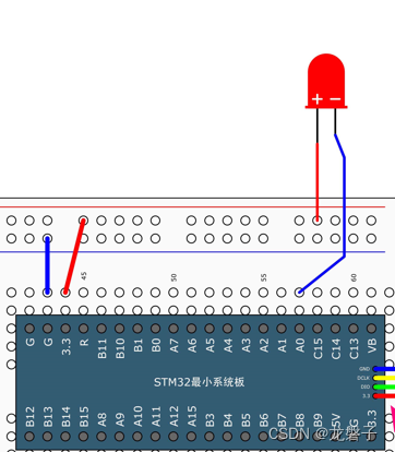 小白跟做江科大32单片机之LED闪烁