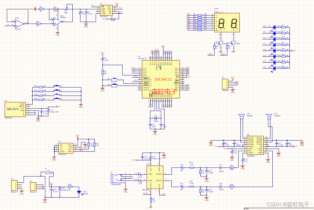 <span style='color:red;'>单片机</span>+M26429+PAM8403+MH-M18无线蓝牙音频功放设计 <span style='color:red;'>原理</span><span style='color:red;'>图</span><span style='color:red;'>PCB</span><span style='color:red;'>源程序</span>