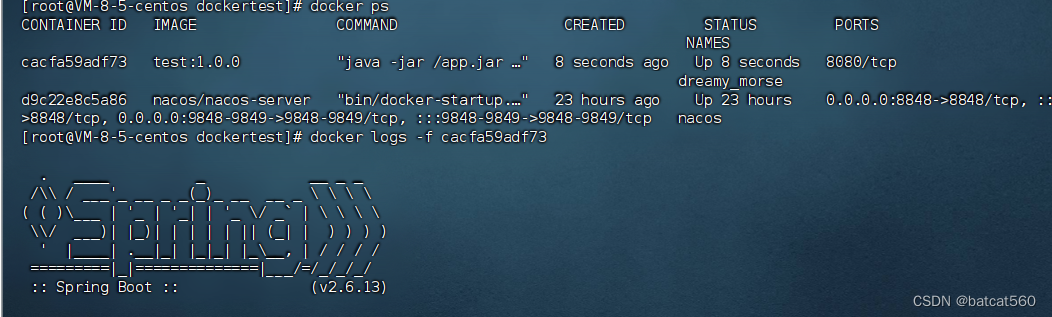 在Docker上传我们自己的镜像(以springboot项目为例)