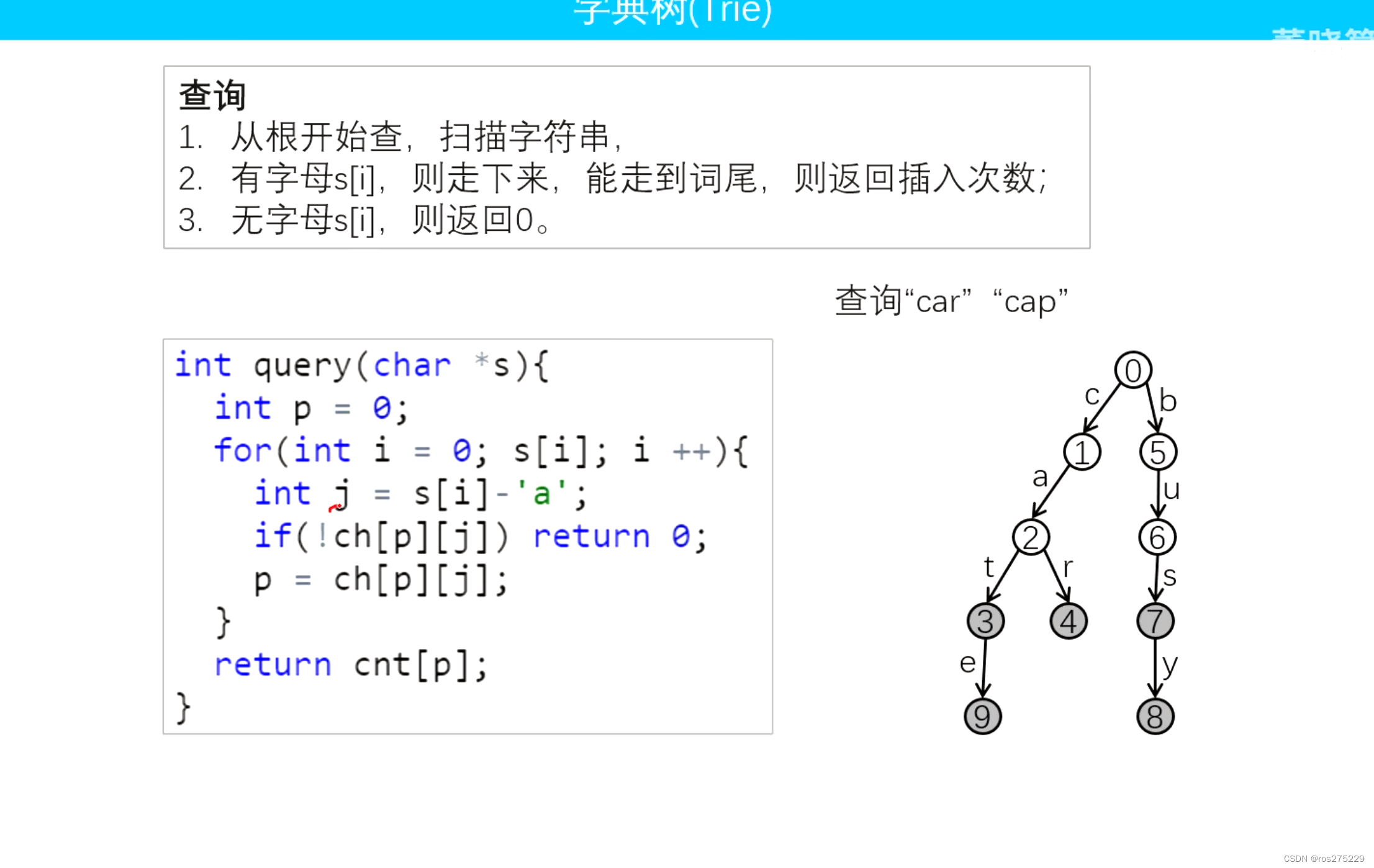 字典Trie树