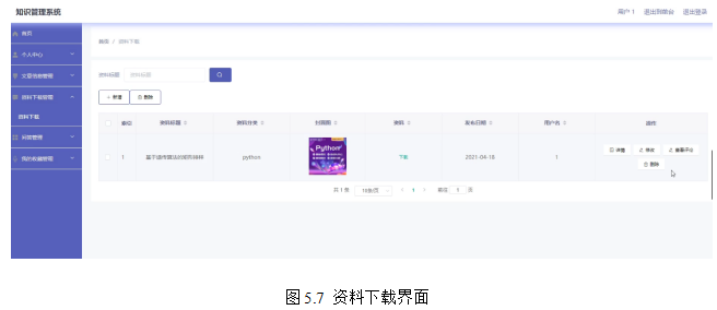 基于springboot实现知识管理系统项目【项目源码+论文说明】计算机毕业设计