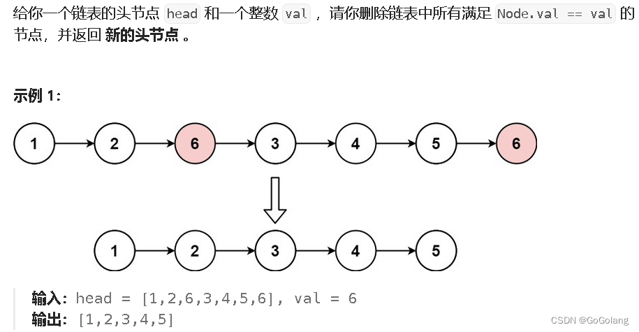 leetcode203. 移除链表元素