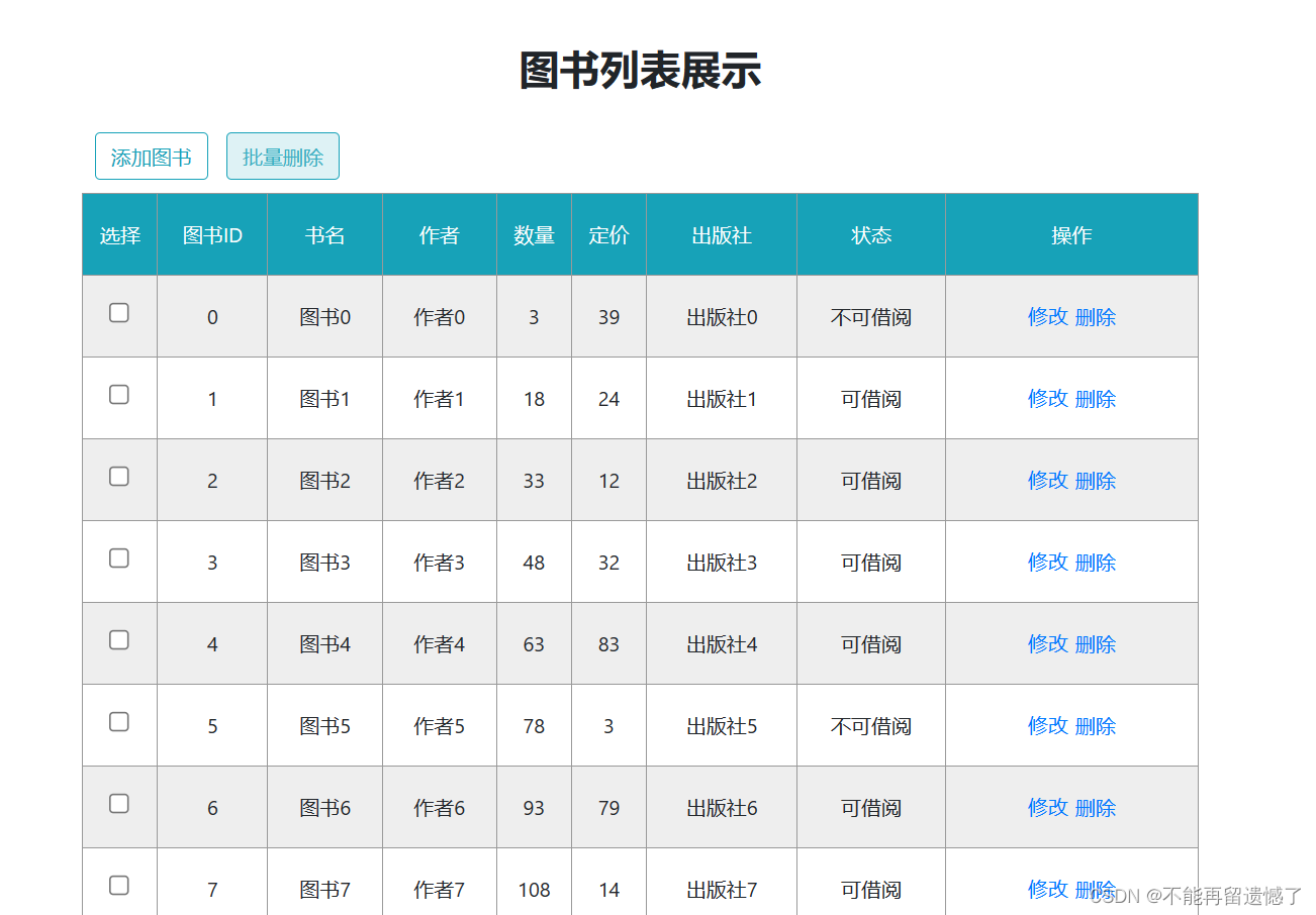 SpringMVC 案例