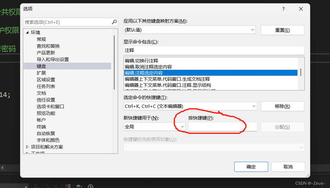 Visual Studio 2022 注释快捷键问题_visual studio 2022注释快捷键-CSDN博客