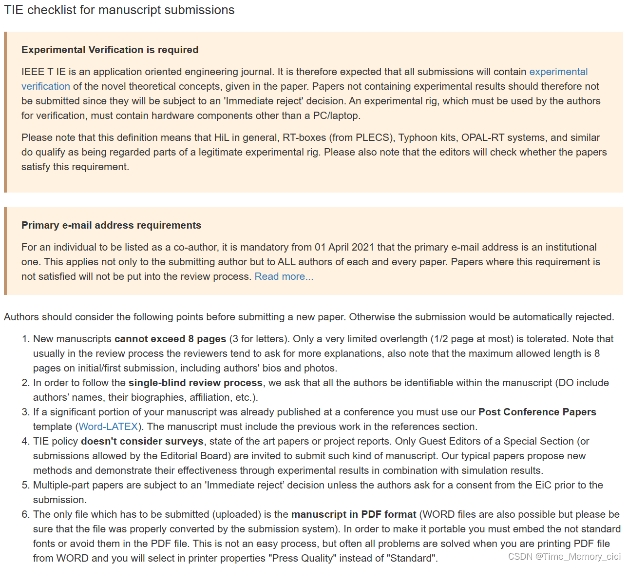 IEEE Transactions on Industrial Electronics工业电子TIE修改稿注意事项及提交须知