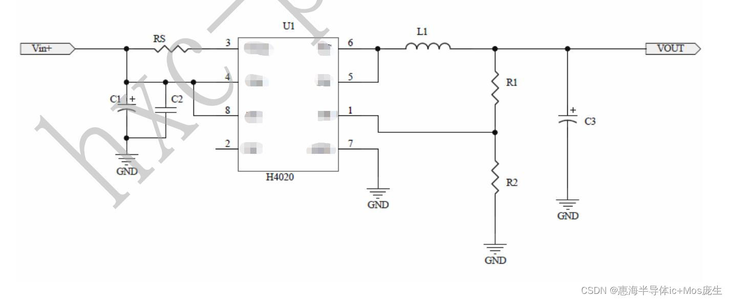 DCDC60V80V100V转12V5V1A2A降压恒压芯片 惠海半导体原厂