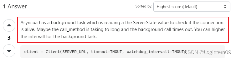 使用asyncua模块的call_method方法调用OPC UA的Server端方法报错：asyncio.exceptions.TimeoutError