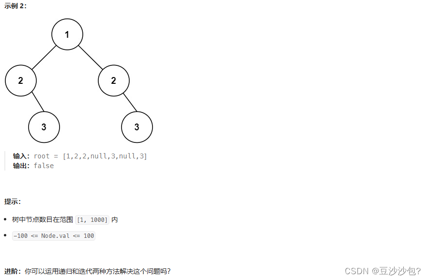 L59---101.对称二叉树(广搜）---Java版