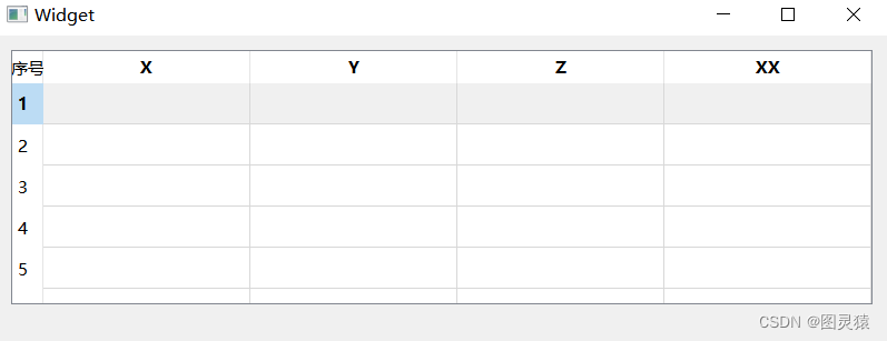 【Qt之·类QTableWidget】