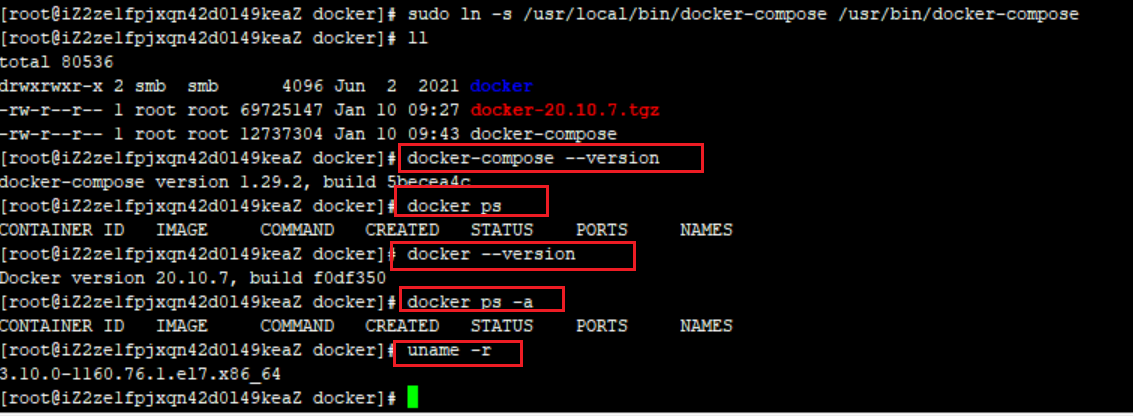 linux离线安装docker20.10.7 版本（亲测有效）