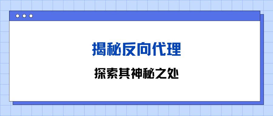 揭秘反向代理：探索其神秘之处