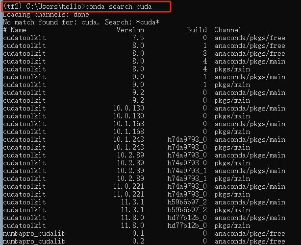 Win11极速安装Tensorflow-gpu+CUDA+cudnn