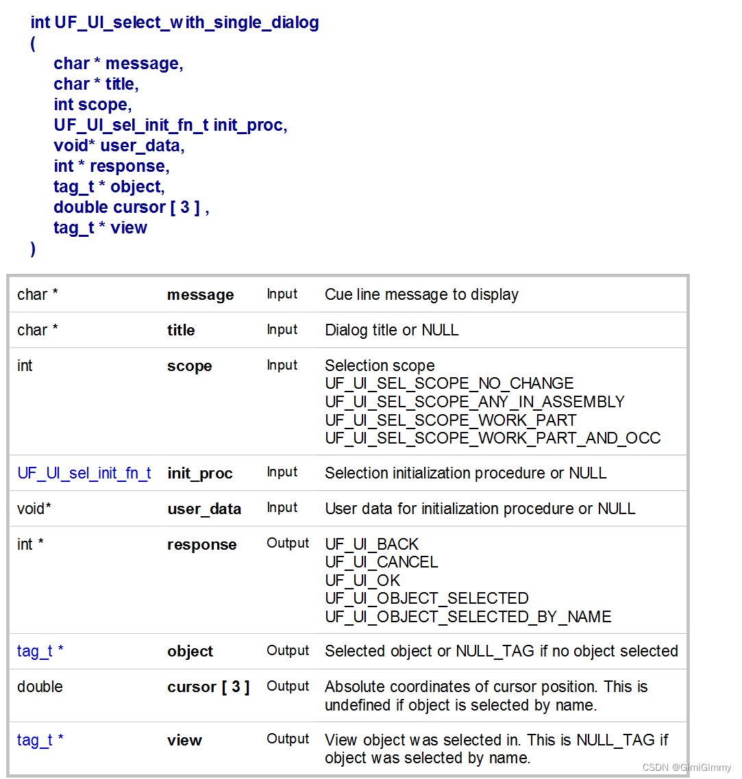 UG NX二次开发（C#）-单选对话框UF_UI_select_with_single_dialog的使用