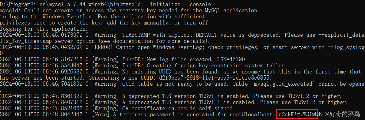 使用ZIP包安装MySQL及配置教程