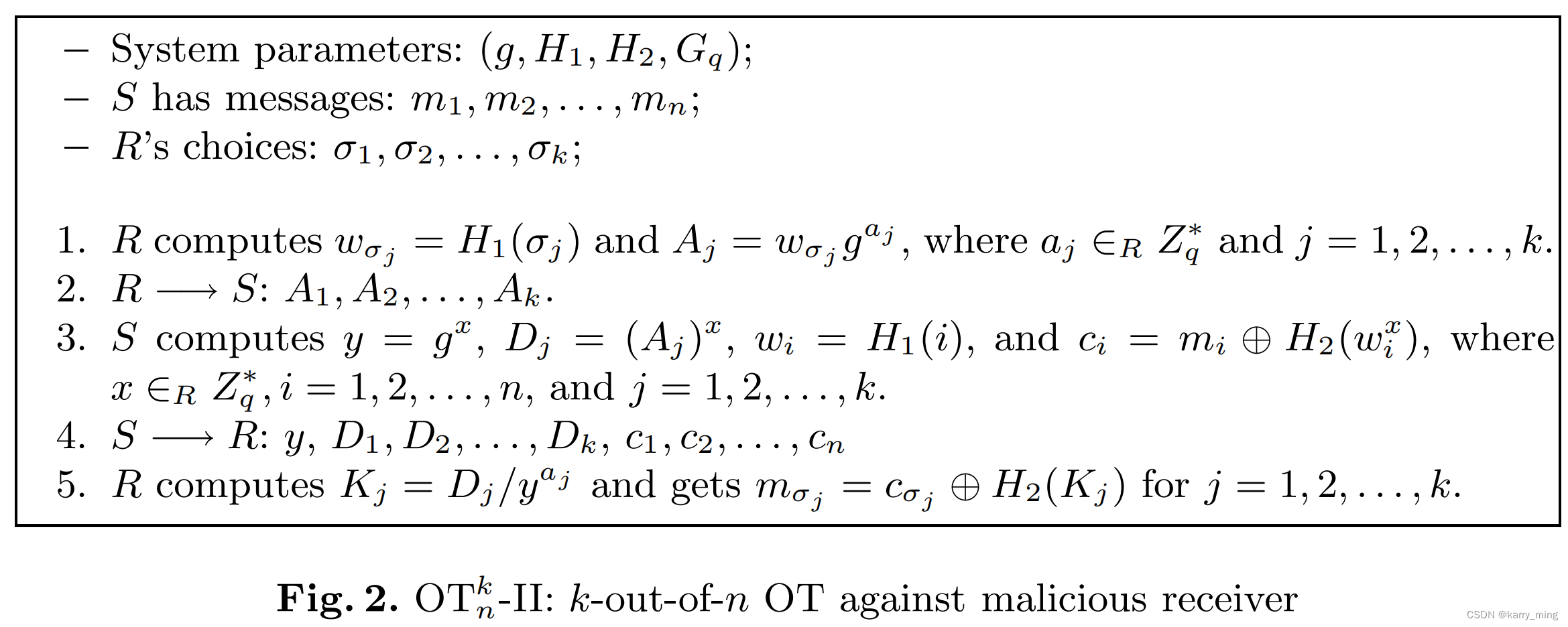 不经意传输--Efficient k-out-of-n Oblivious Transfer Schemes with Adaptive and Non-Adaptive Queries