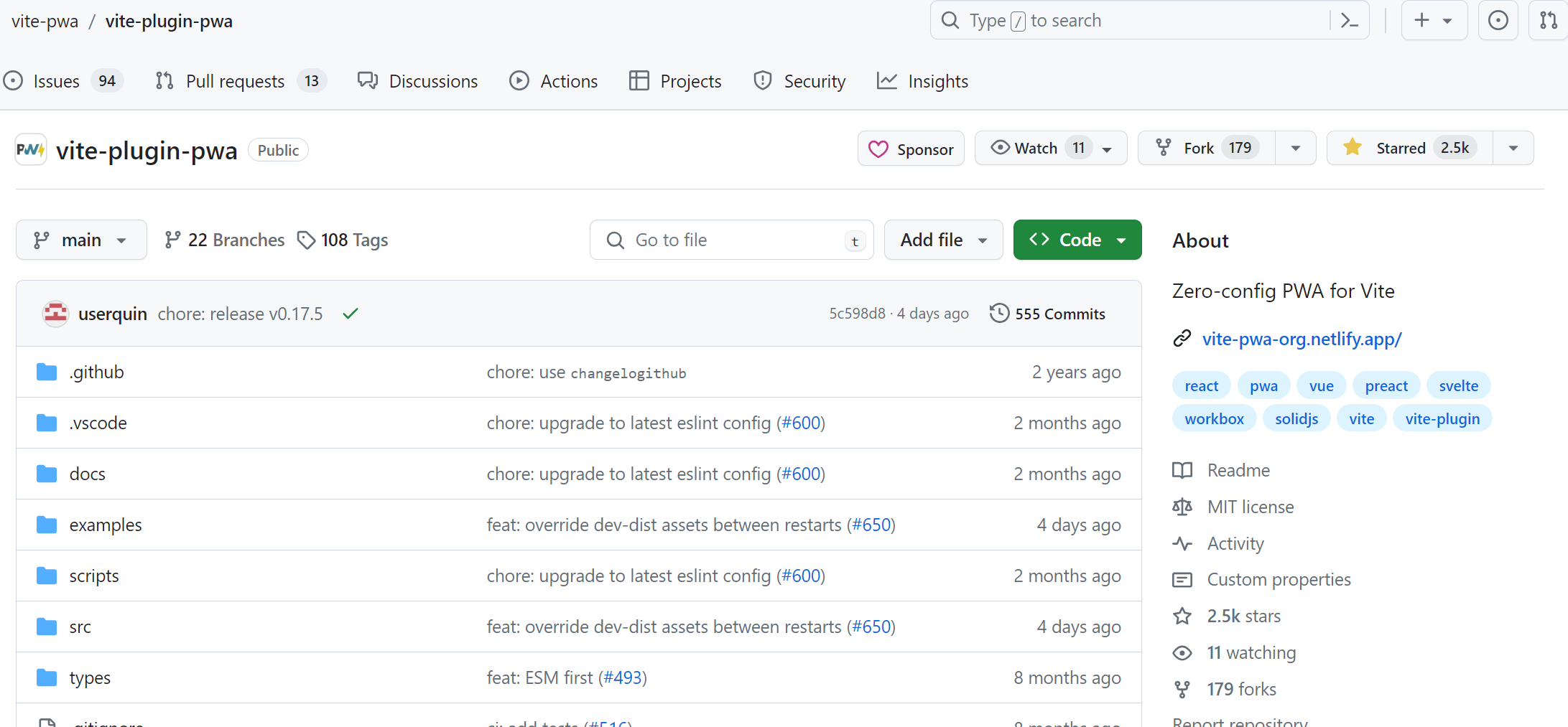 将vite项目(vue/react)使用vite-plugin-pwa配置为pwa应用，只需要3分钟即可