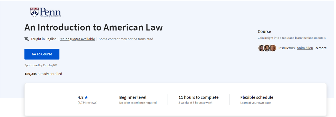 Coursera: An Introduction to American Law 学习笔记 Week 05: Criminal Law