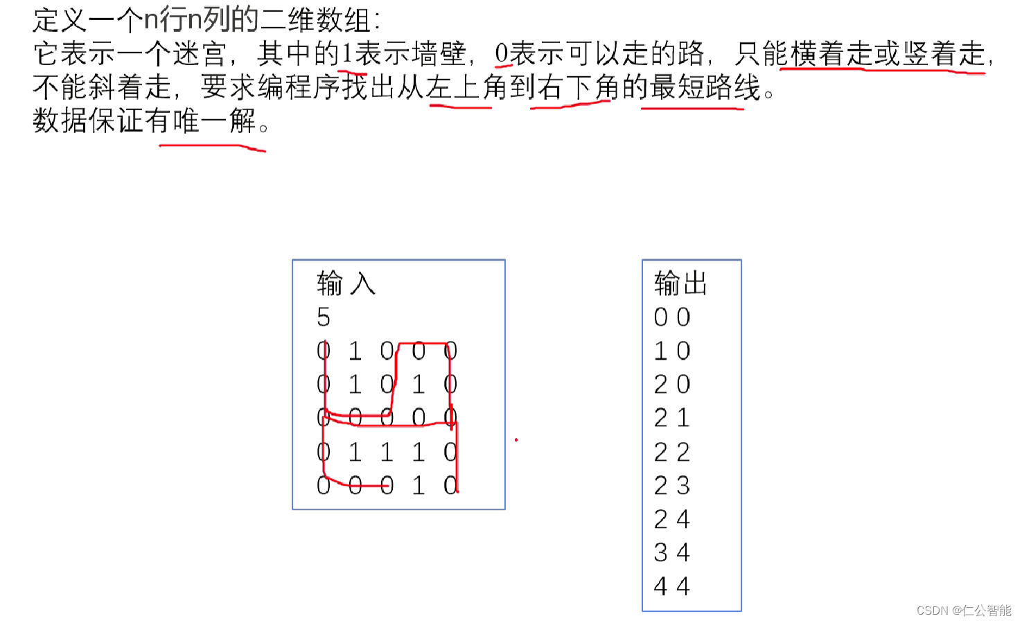 搜索算法（算法竞赛、<span style='color:red;'>蓝</span><span style='color:red;'>桥</span><span style='color:red;'>杯</span>）--单源<span style='color:red;'>BFS</span><span style='color:red;'>迷宫</span>最短路、多源<span style='color:red;'>BFS</span>矩阵距离