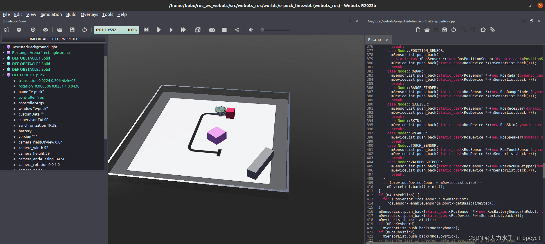 webot + ros 机器人仿真环境配置(the configureation of robot simulation)-CSDN博客