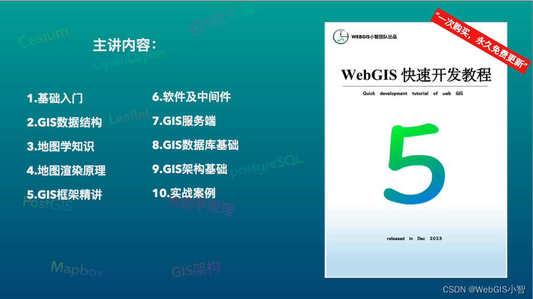 《WebGIS快速开发教程》第5版“惊喜”更新啦